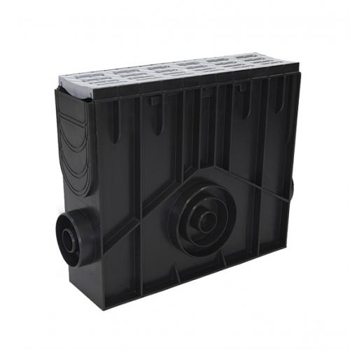 Пескоуловитель 100 h435 пластиковый в сборе с решеткой 100 MEDIUM В-125 - ТЛК Галеон | Надежный партнер в области каменной продукции и решений для благоустройства городских пространств.