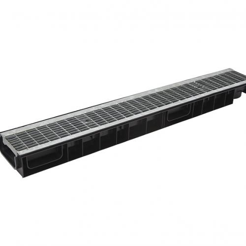 Лоток Ecoteck STANDART 100.65 h69 с решеткой сварной оцинкованной, кл.В125 - ТЛК Галеон | Надежный партнер в области каменной продукции и решений для благоустройства городских пространств.