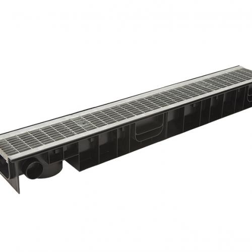 Лоток Ecoteck STANDART 100.99 h99 с решеткой сварной оцинкованной, кл. В125 - ТЛК Галеон | Надежный партнер в области каменной продукции и решений для благоустройства городских пространств.