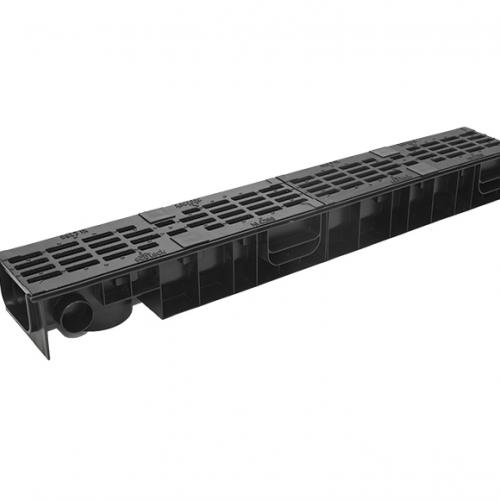 Лоток Ecoteck STANDART 100.99 h99 с решеткой 100 чугунной, кл. С250 - ТЛК Галеон | Надежный партнер в области каменной продукции и решений для благоустройства городских пространств.