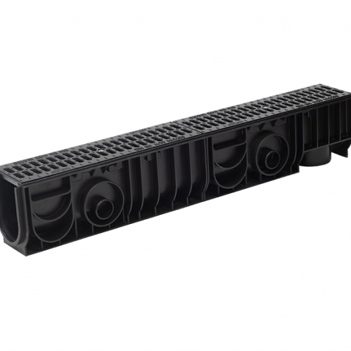 Лоток Ecoteck STANDART 100.175 h179 с решеткой 100 чугунной поперечной, кл. С250 - ТЛК Галеон | Надежный партнер в области каменной продукции и решений для благоустройства городских пространств.