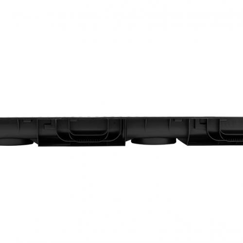 Лоток Ecoteck STANDART 200.96 h100 с решеткой стальной штампованной кл.А15 (черный) - ТЛК Галеон | Надежный партнер в области каменной продукции и решений для благоустройства городских пространств.