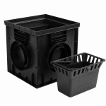 Дождеприемник пластиковый 300х300 в сборе (черный) - ТЛК Галеон | Надежный партнер в области каменной продукции и решений для благоустройства городских пространств.