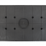 Придверный поддон 600х400 с решеткой стальной (черный) - ТЛК Галеон | Надежный партнер в области каменной продукции и решений для благоустройства городских пространств.