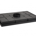 Придверный поддон 600х400 с решеткой стальной (черный) - ТЛК Галеон | Надежный партнер в области каменной продукции и решений для благоустройства городских пространств.