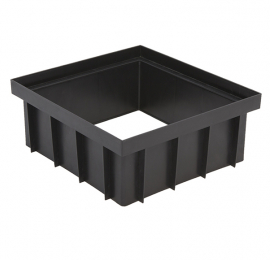 Надстройка к дождеприемнику 300х300 (черный) - ТЛК Галеон | Надежный партнер в области каменной продукции и решений для благоустройства городских пространств.