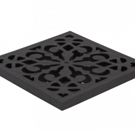 Решетка пластиковая декоративная к дождеприемнику (черный) - ТЛК Галеон | Надежный партнер в области каменной продукции и решений для благоустройства городских пространств.