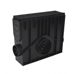 Пескоуловитель 100 h435 пластиковый в сборе с решеткой 100 MEDIUM В-125 - ТЛК Галеон | Надежный партнер в области каменной продукции и решений для благоустройства городских пространств.