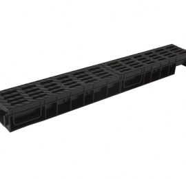 Лоток Ecoteck MEDIUM 100.65 h85 с решеткой пластиковой, кл.В125 - ТЛК Галеон | Надежный партнер в области каменной продукции и решений для благоустройства городских пространств.