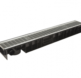 Лоток Ecoteck STANDART 100.99 h99 с решеткой сварной оцинкованной, кл. В125 - ТЛК Галеон | Надежный партнер в области каменной продукции и решений для благоустройства городских пространств.