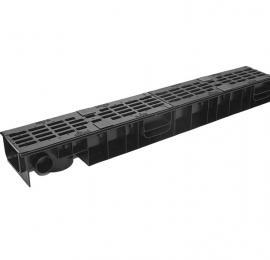 Лоток Ecoteck STANDART 100.99 h99 с решеткой 100 чугунной, кл. С250 - ТЛК Галеон | Надежный партнер в области каменной продукции и решений для благоустройства городских пространств.