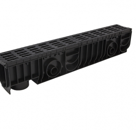 Лоток Ecoteck MEDIUM 100.175 h195 с решеткой пластиковой, кл. В125 - ТЛК Галеон | Надежный партнер в области каменной продукции и решений для благоустройства городских пространств.