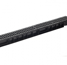 Лоток Ecoteck STANDART 100.65 h69 с решеткой 100 чугунной поперечной, кл. С250 - ТЛК Галеон | Надежный партнер в области каменной продукции и решений для благоустройства городских пространств.