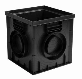 Дождеприемник пластиковый 300х300 (черный) - ТЛК Галеон | Надежный партнер в области каменной продукции и решений для благоустройства городских пространств.