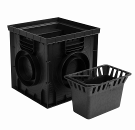 Дождеприемник пластиковый 300х300 в сборе (черный) - ТЛК Галеон | Надежный партнер в области каменной продукции и решений для благоустройства городских пространств.