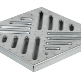 Решетка водоприемная к дождеприемнику 300х300 стальная штампованная - ТЛК Галеон | Надежный партнер в области каменной продукции и решений для благоустройства городских пространств.