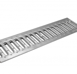 Решетка водоприемная Ecoteck Standart 100 стальная штампованная оцинкованная для пескоуловителя (с отверстиями), кл. А15 - ТЛК Галеон | Надежный партнер в области каменной продукции и решений для благоустройства городских пространств.