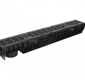 Лоток Ecoteck STANDART 100.125 h129 с решеткой чугунной, кл.С250 - ТЛК Галеон | Надежный партнер в области каменной продукции и решений для благоустройства городских пространств.