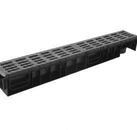 Лоток Ecoteck MEDIUM 100.95 h115 с решеткой пластиковой, кл.В125 - ТЛК Галеон | Надежный партнер в области каменной продукции и решений для благоустройства городских пространств.