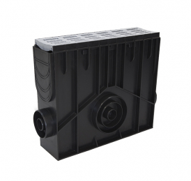 Пескоуловитель 100 h435 пластиковый в сборе с решеткой 100 MEDIUM В-125 - ТЛК Галеон | Надежный партнер в области каменной продукции и решений для благоустройства городских пространств.