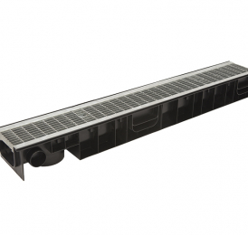 Лоток Ecoteck STANDART 100.99 h99 с решеткой сварной оцинкованной, кл. В125 - ТЛК Галеон | Надежный партнер в области каменной продукции и решений для благоустройства городских пространств.