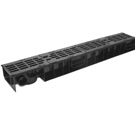 Лоток Ecoteck STANDART 100.99 h99 с решеткой 100 чугунной, кл. С250 - ТЛК Галеон | Надежный партнер в области каменной продукции и решений для благоустройства городских пространств.