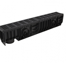 Лоток Ecoteck MEDIUM 100.175 h195 с решеткой пластиковой, кл. В125 - ТЛК Галеон | Надежный партнер в области каменной продукции и решений для благоустройства городских пространств.