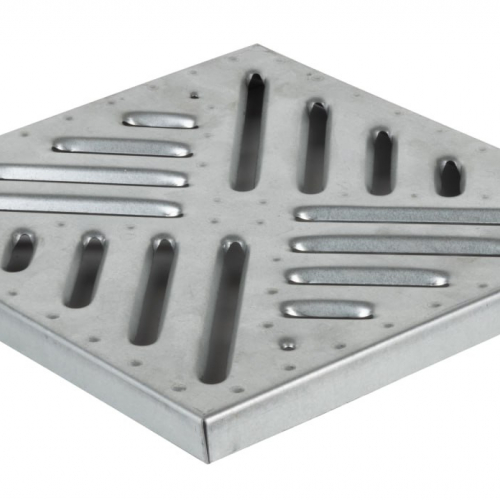 Решетка водоприемная к дождеприемнику 300х300 стальная штампованная - ТЛК Галеон | Надежный партнер в области каменной продукции и решений для благоустройства городских пространств.